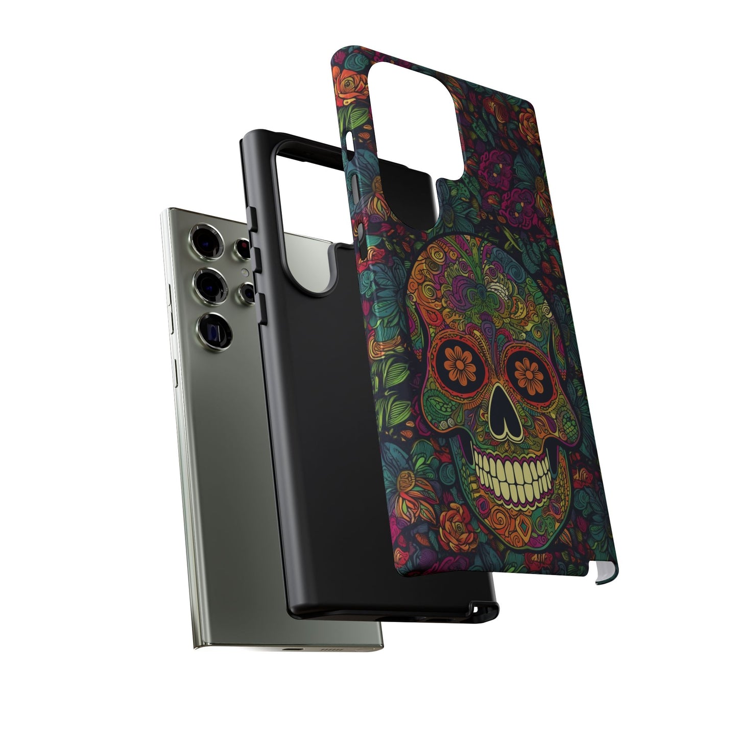 Retro Sugar Skull Tough Cases