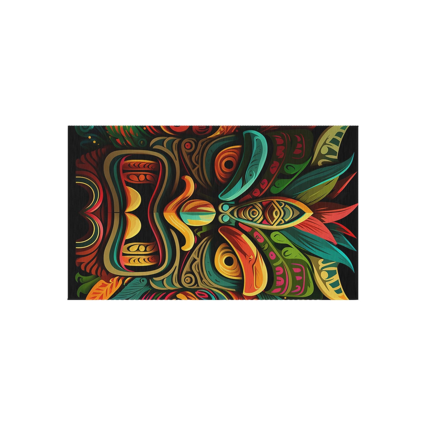 Horn Tiki Outdoor Area Rug