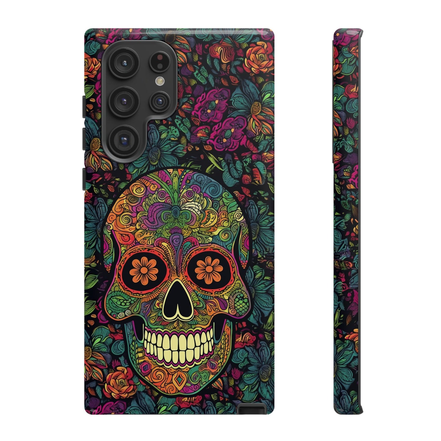 Retro Sugar Skull Tough Cases