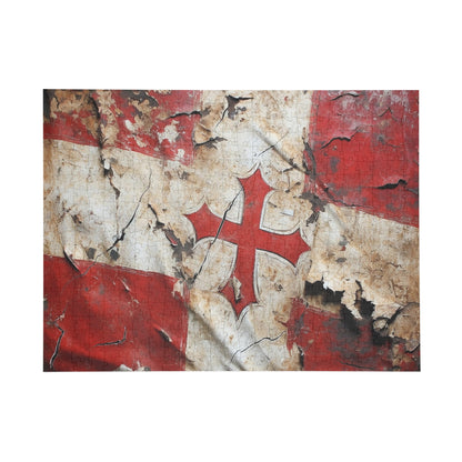 Templar Flag Puzzle (96, 252, 500, 1000-Piece)