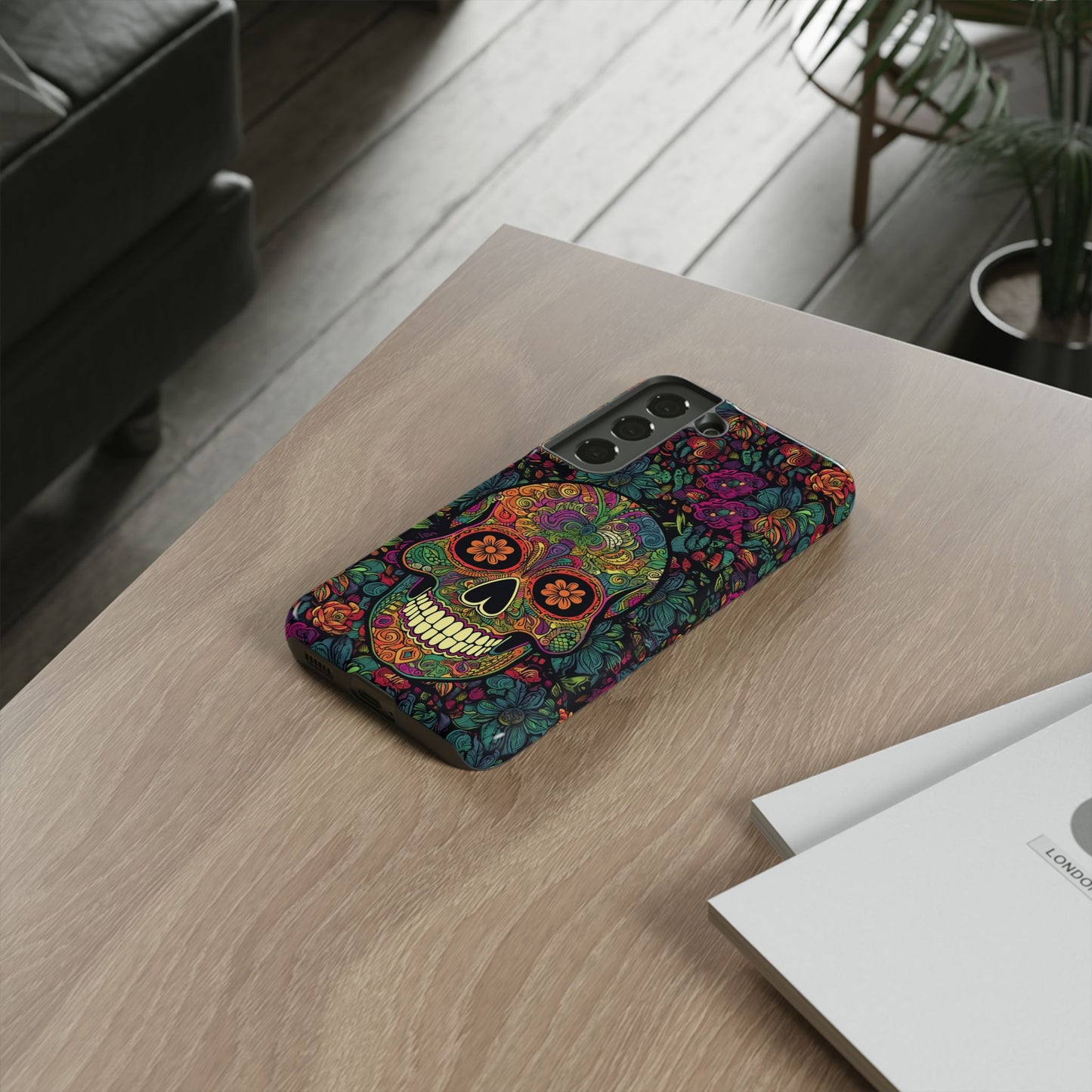 Retro Sugar Skull Tough Cases