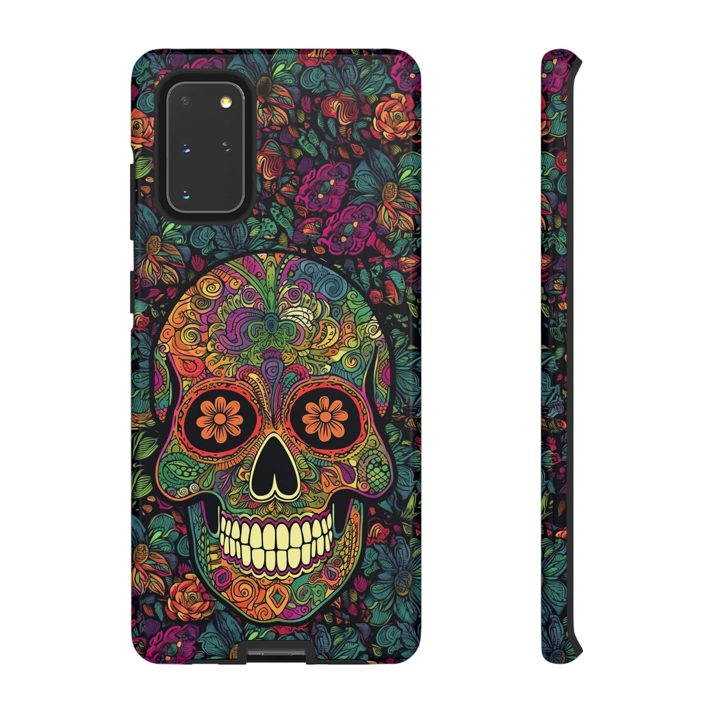 Retro Sugar Skull Tough Cases