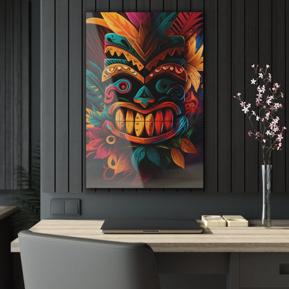 Feathered Tiki Acrylic Prints