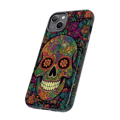 Retro Sugar Skull Tough Cases