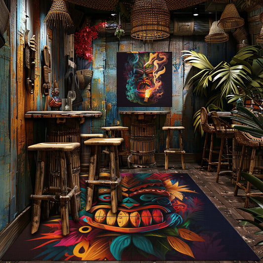 Possessed by Smoke Tiki Canvas Gallery Wraps