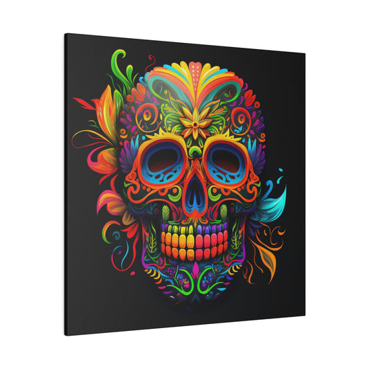 Neon Sugar Skull