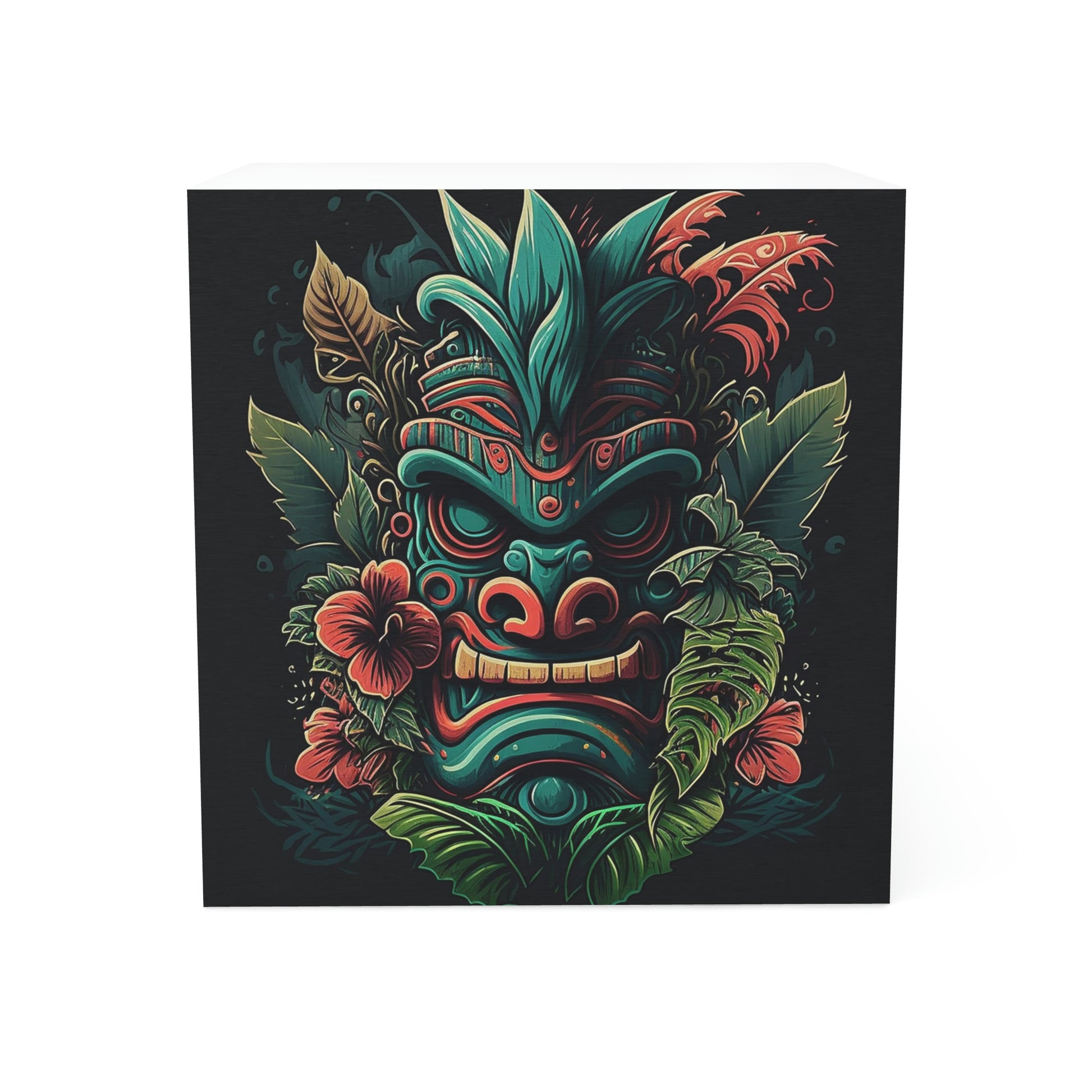 Green Tiki Note Cube – New Oil Old Steel