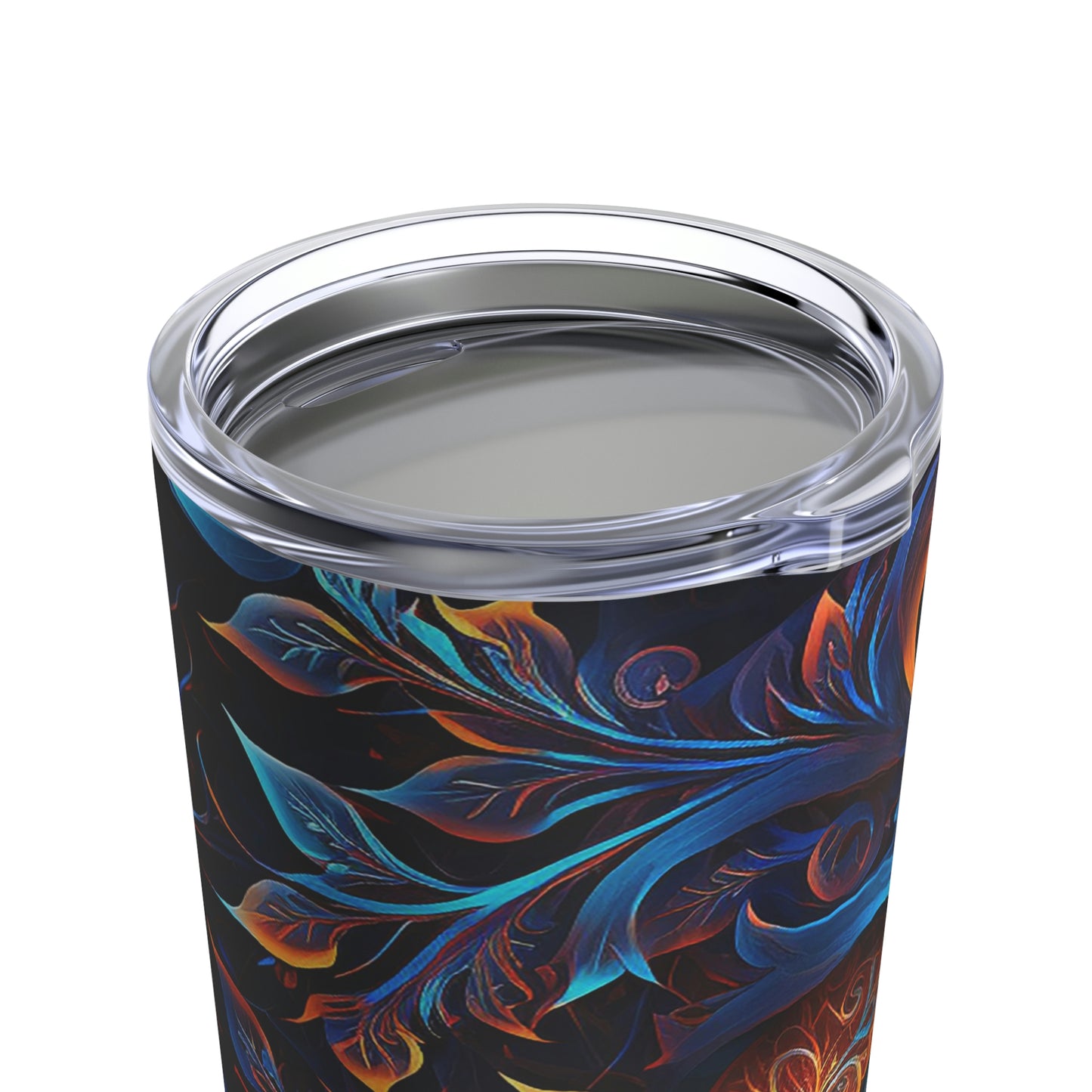 Elemental Flame Sugar Skull Tumbler 20oz