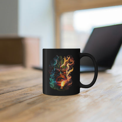 Possessed by Smoke Tiki 11oz Black Mug