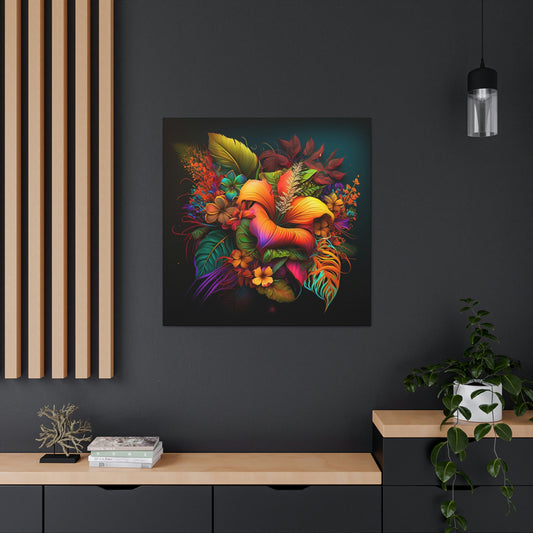 Polynesian Flowers Canvas Gallery Wraps