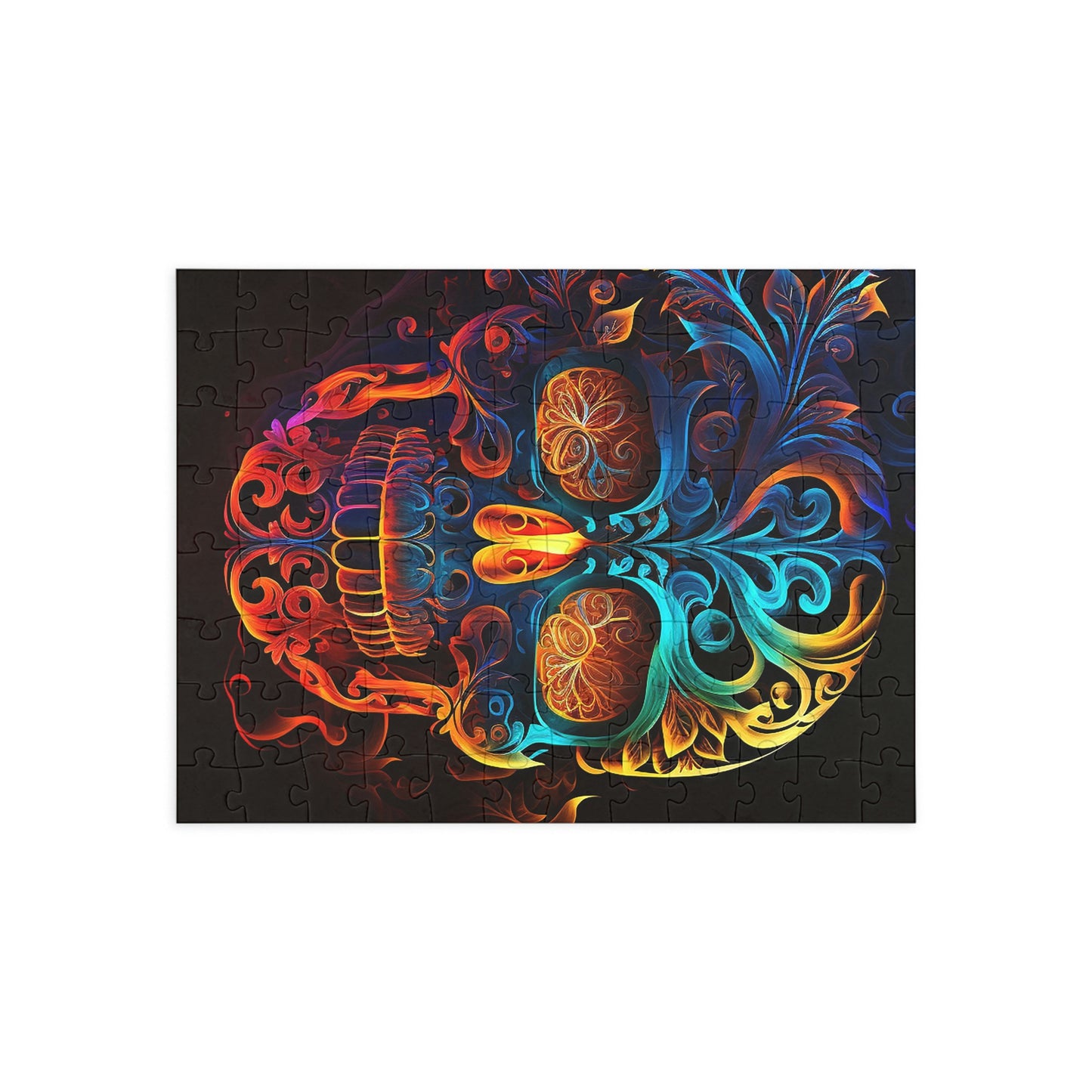 Elemental Flame Sugar Skull Puzzle (96, 252, 500, 1000-Piece)