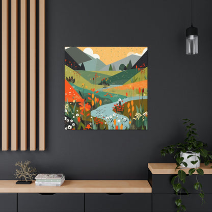 River Meadow Canvas Gallery Wraps