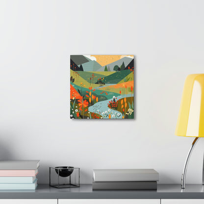 River Meadow Canvas Gallery Wraps