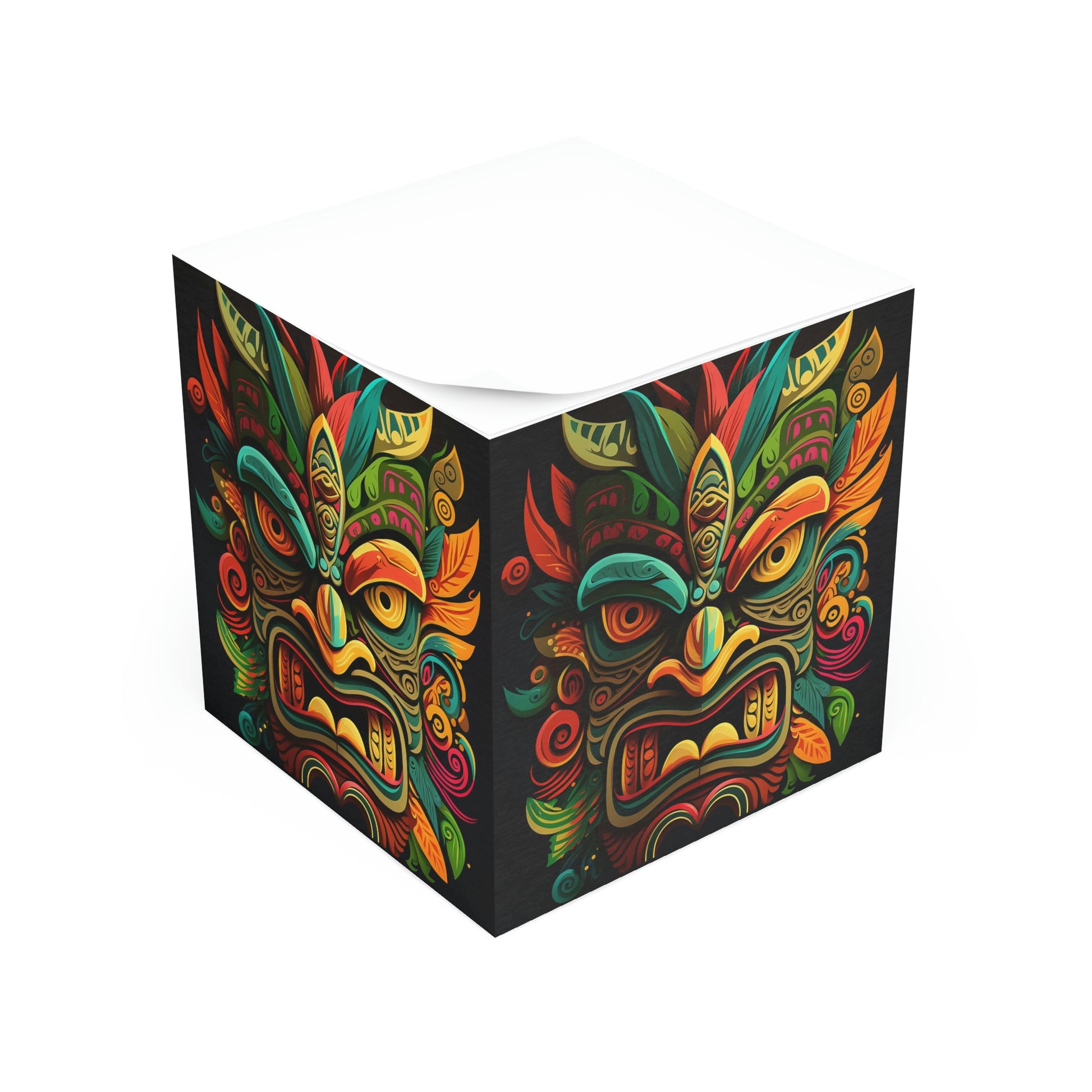 Horn Tiki Note Cube – New Oil Old Steel