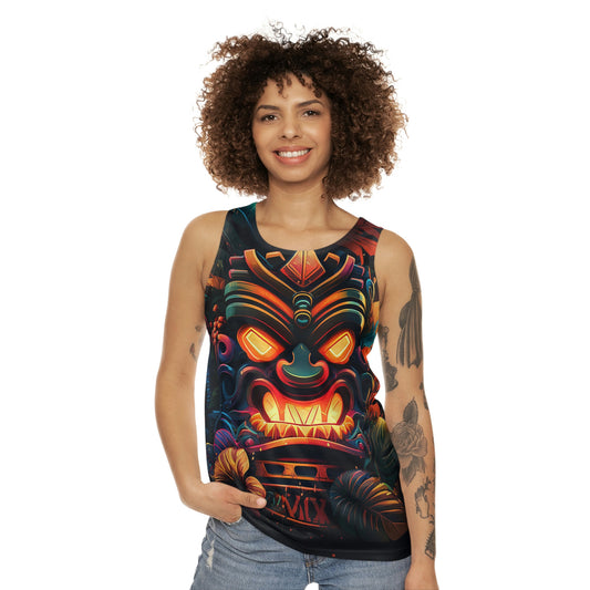 Fire Tiki Unisex Tank Top
