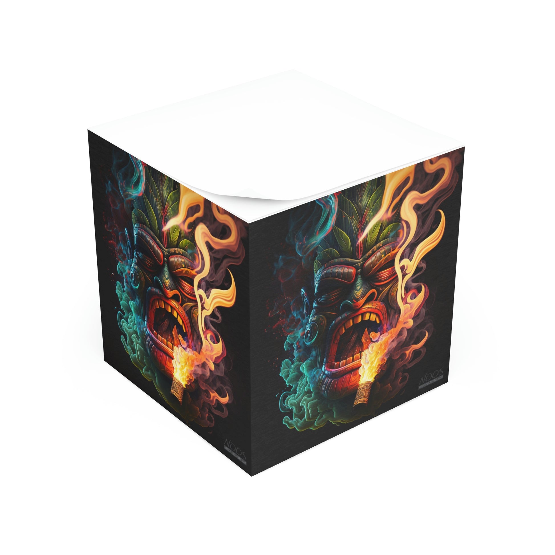 Possessed by Smoke Tiki Note Cube – New Oil Old Steel