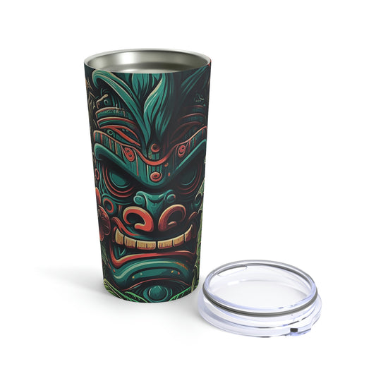 Green Tiki Tumbler 20oz