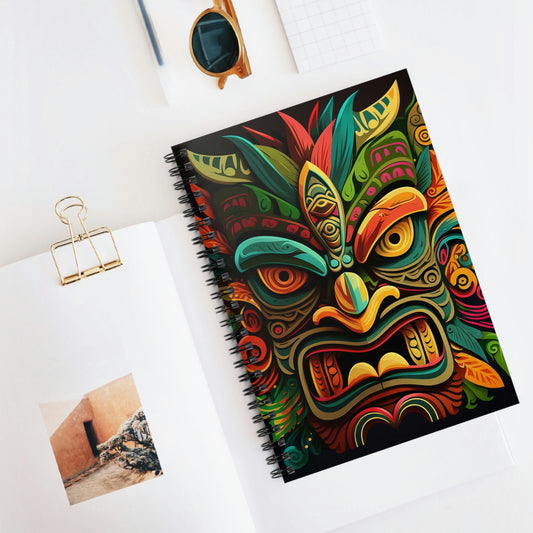 Horn Tiki Spiral Notebook - Ruled Line