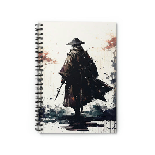 Forest Rain Watercolor Spiral Notebook - Ruled Line