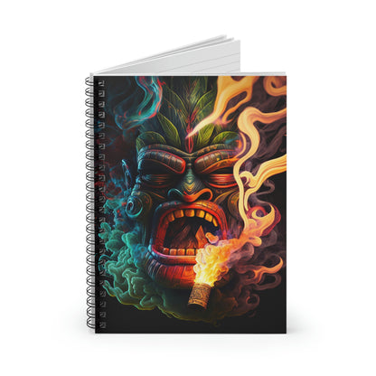 Possessed by Smoke Tiki Spiral Notebook - Ruled Line