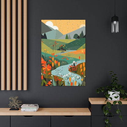 River Meadow Canvas Gallery Wraps