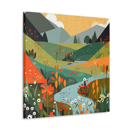 River Meadow Canvas Gallery Wraps