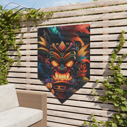 Fire Tiki Pennant Banner