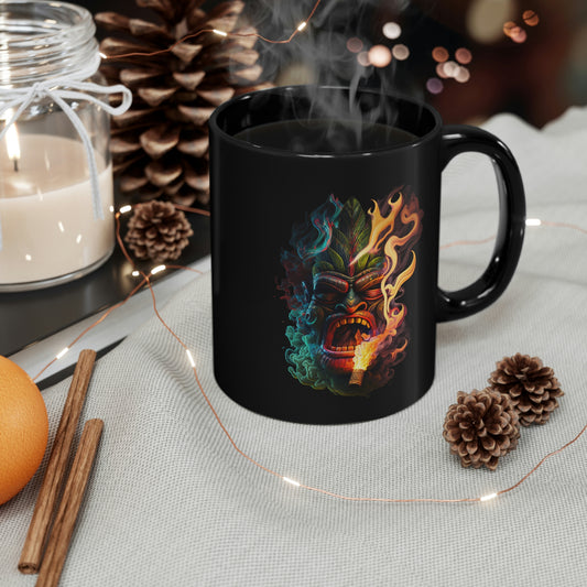 Possessed by Smoke Tiki 11oz Black Mug