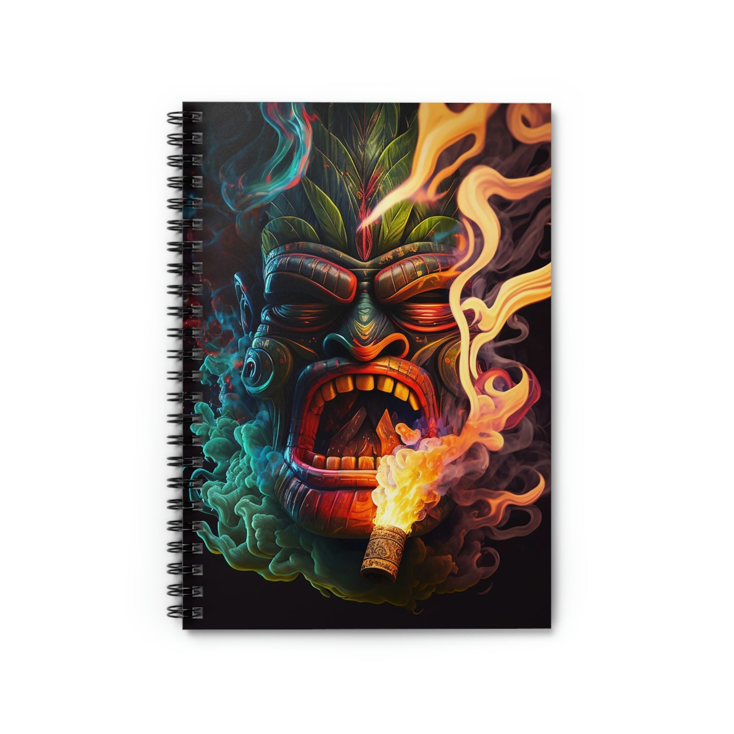 Possessed by Smoke Tiki Spiral Notebook - Ruled Line