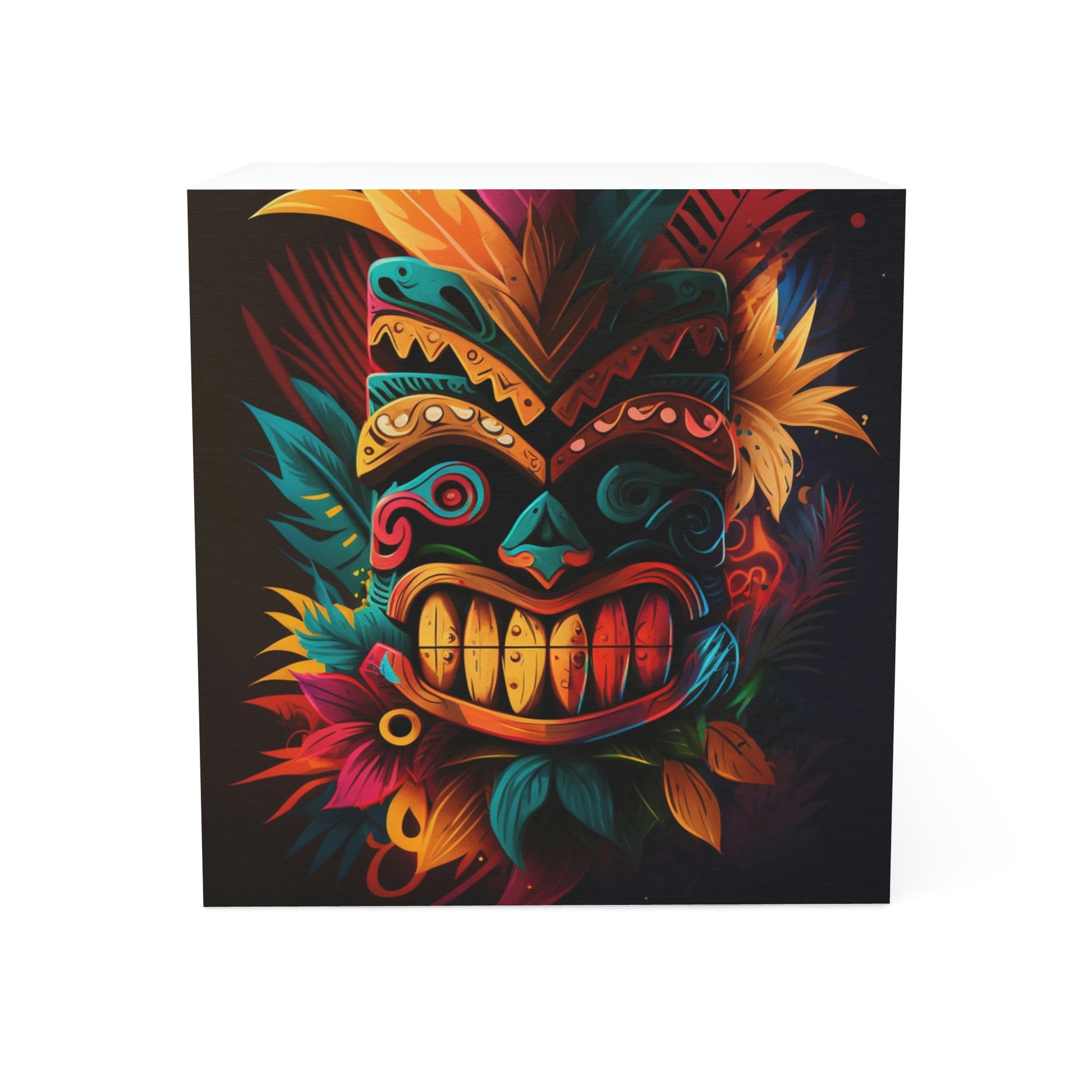 Feathered Tiki Note Cube – New Oil Old Steel