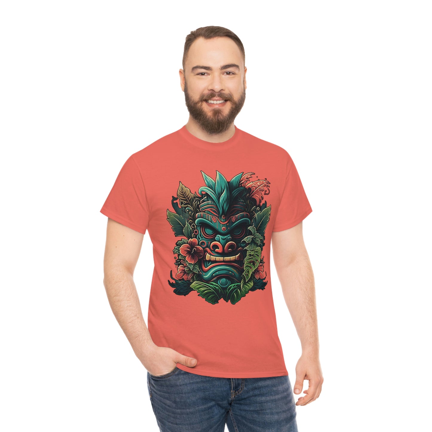 Green Tiki Unisex Heavy Cotton Tee