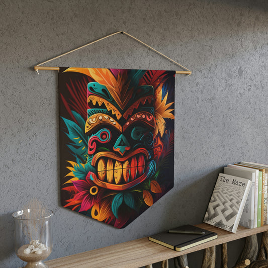 Feathered Tiki Pennant