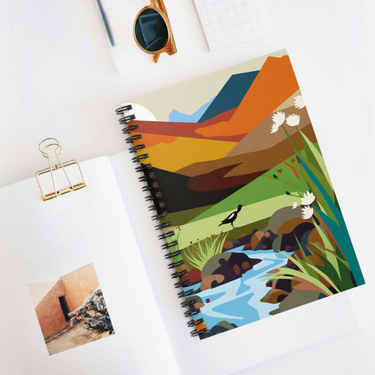 Mountain River Spiral Notebook - Ruled Line