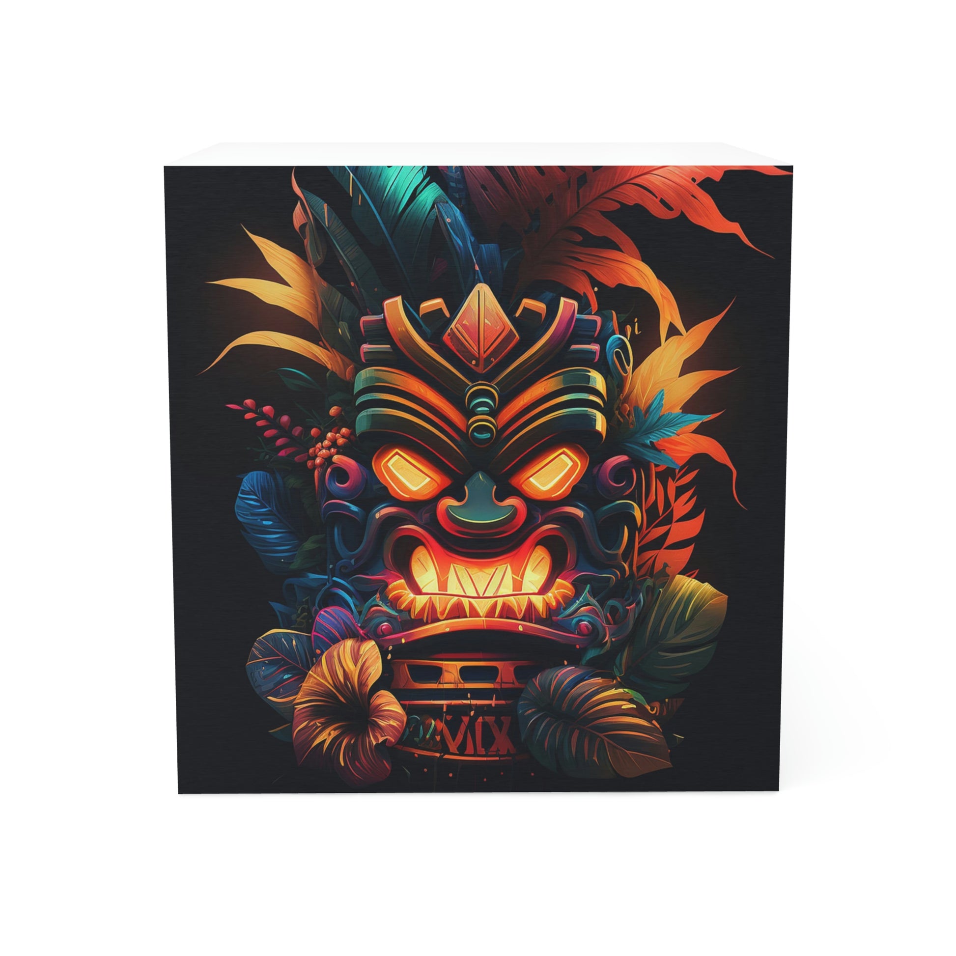 Fire Tiki Note Cube – New Oil Old Steel
